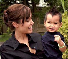 Angelina Jolie and Her Son Maddox